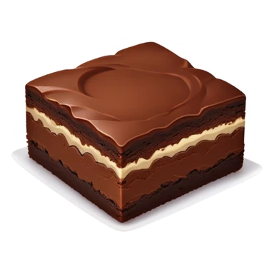 chocolate brownie dessert sticker