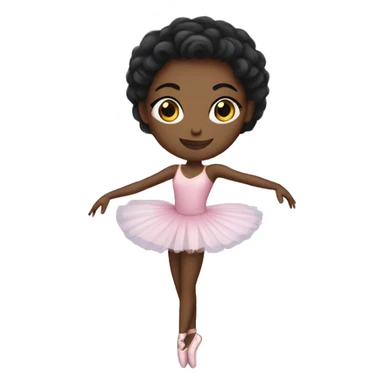 Black ballerina sticker