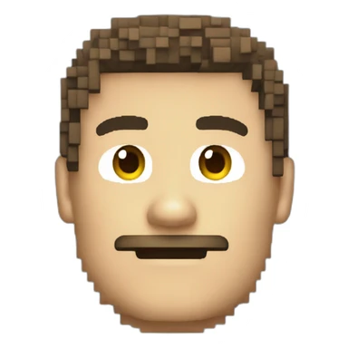 Flat Pixelated 8bit sticker