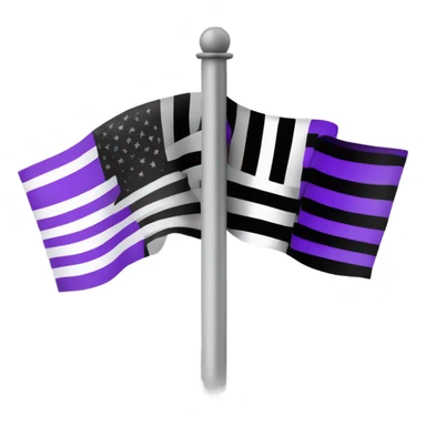 Asexual flag sticker