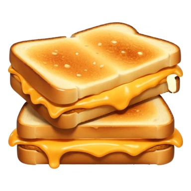 A grilled cheese. sticker
