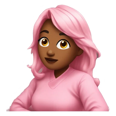 Good Morning with Pink cute vibes sticker