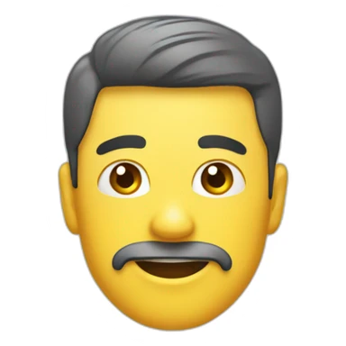 Emoji com toalha na cabeça  sticker