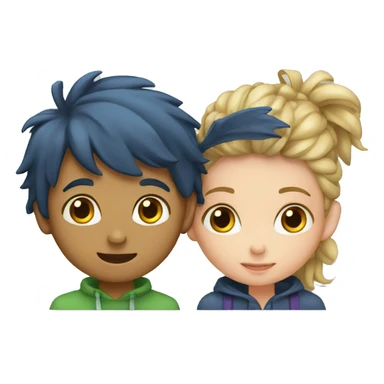 BOY AND GIRL ON CARµ sticker