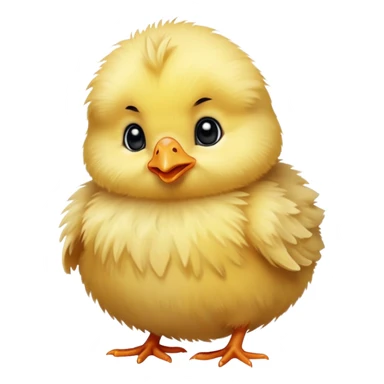 Black baby chicken  sticker