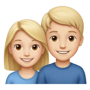 İkiz çocuk sticker