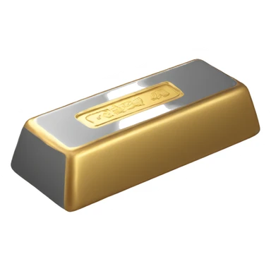 gold BAR gray sticker