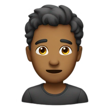 a man saying no sticker