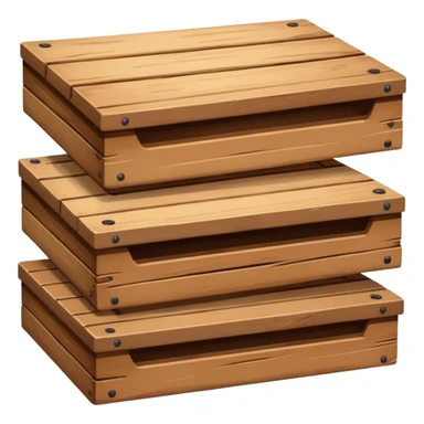 a box of three fruitless boards sticker