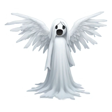 Creepy snow angel sticker