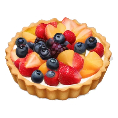 Fruit tart sticker