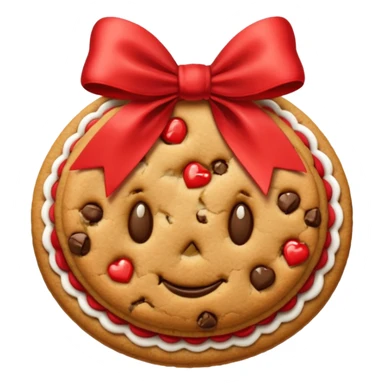 Quiero una cookies con un lazo  sticker