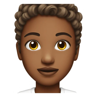 Skincare products face sticker