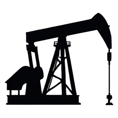 black oil well sticker