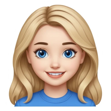 Sabrina Carpenter with blue eyes sticker