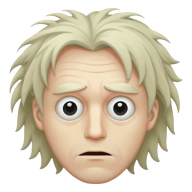 A creepy man sticker