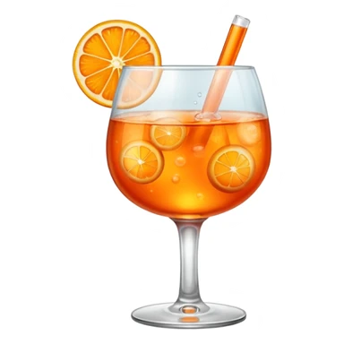 in the same glass as the aperol sticker