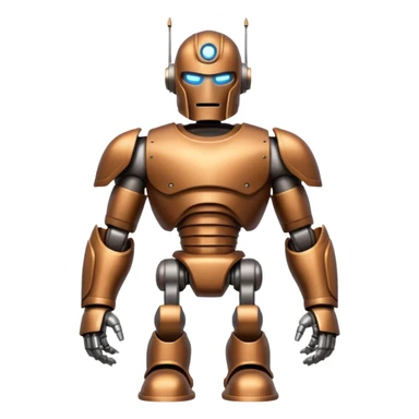 Greek Robot a giant and have good body made of iron and a good face like greek gods  sticker