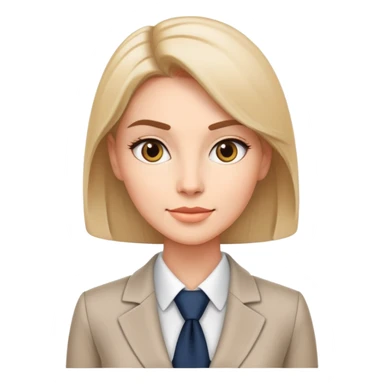 ceo woman confidently wears smart business attire sticker