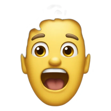 Cohete gritando sticker