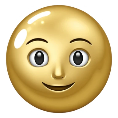 Globus in Gold sticker