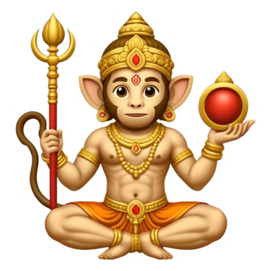Hanuman gada sticker