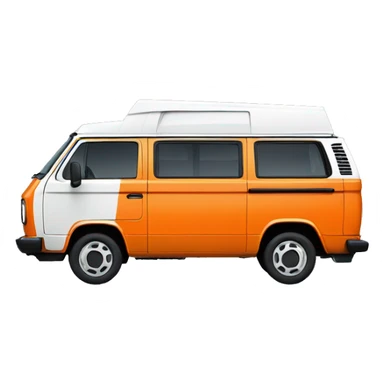 vw t3 orange sticker
