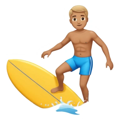 water sports man sticker