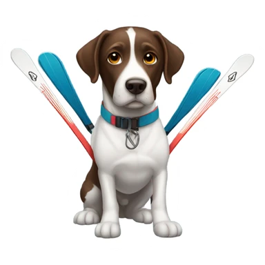 GSP with skis sticker