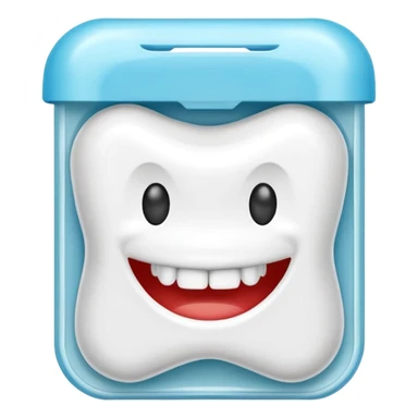 pack of dental floss thread  sticker