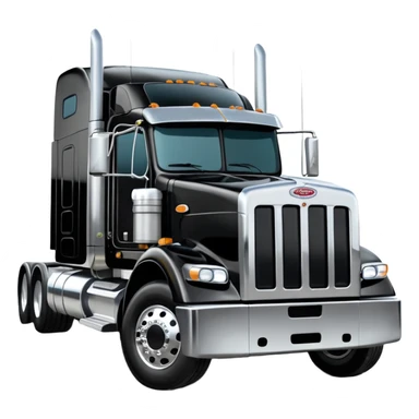18 wheeler truck Peter belt  sticker
