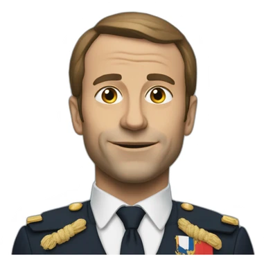 Macron jule césar sticker