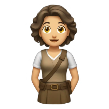 La mujer maravilla defendiendo sticker