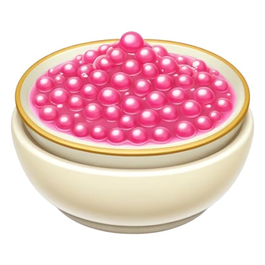Bowl of caviar tarama  sticker