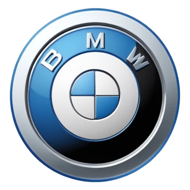 Bmw logo emiji sticker