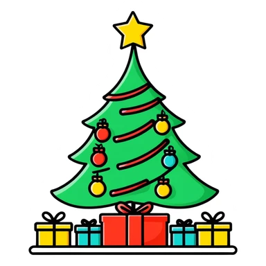 merry christmas sticker