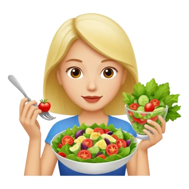 eating healthy sticker