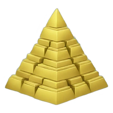 Money pyramids sticker