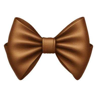 brown bow sticker