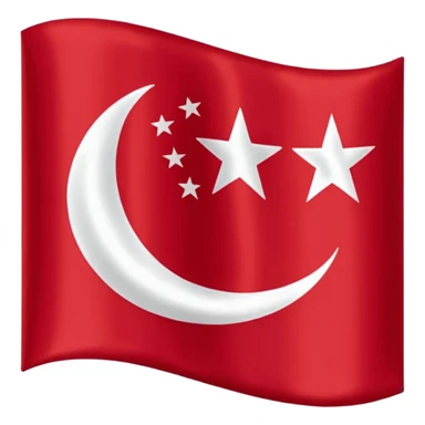 Flag of the Ottoman Empire 1453 sticker