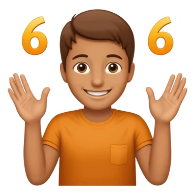 Mixe des emojis 🫴🏽🫳🏽😊6️⃣7️⃣ sticker