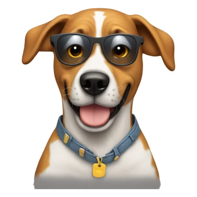 Cool dog sticker
