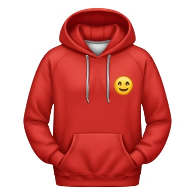 a red hoodie sticker
