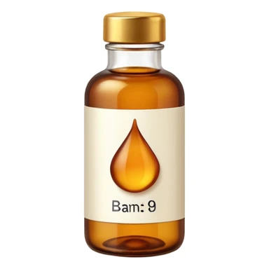 Vitamin b9 in a bottle sticker