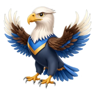 Hogwarts Ravenclaw brown Eagle sticker