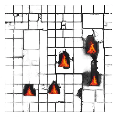 lava floor tile sticker
