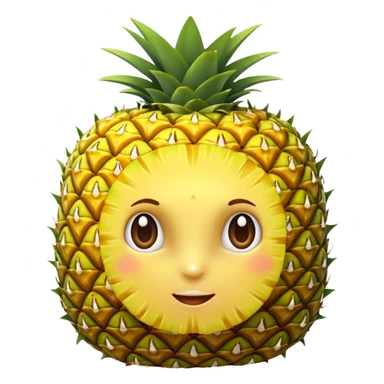 Pineapple sheera sticker