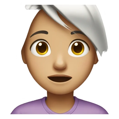 girl about to cry sticker