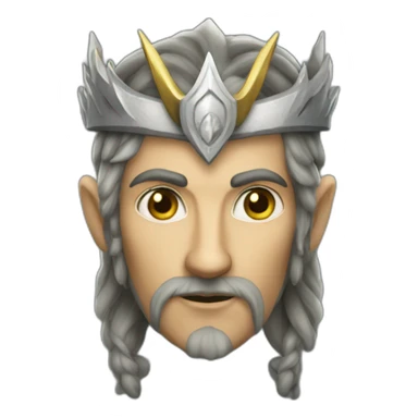 Turgon High King of the Noldorin Elves sticker