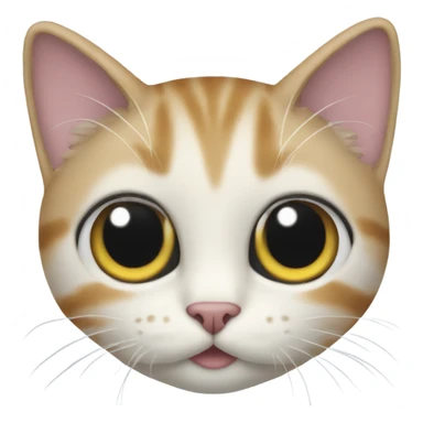 Cat with big eyes in a shoe  sticker